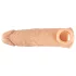 Realistixxx - penis tulec z erekcijskim obročkom - 16 cm - naravna barva