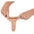 Realistixxx - penis tulec z erekcijskim obročkom - 16 cm - naravna barva