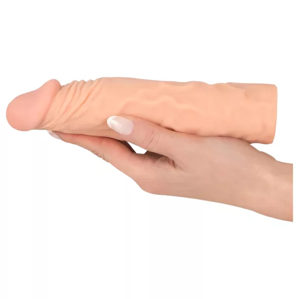 Nature Skin - podaljšek in odebeljevalec penisa - 19,5 cm