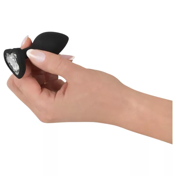 You2Toys - analni čep - okrasni kamen - črn