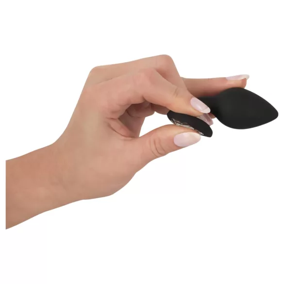 You2Toys - analni čep - okrasni kamen - črn