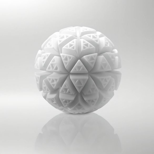 TENGA GEO - masturbator za moške - valovita površina - Glacier