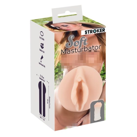 STROKER Soft - realistični umetni pussy masturbator (naravni)