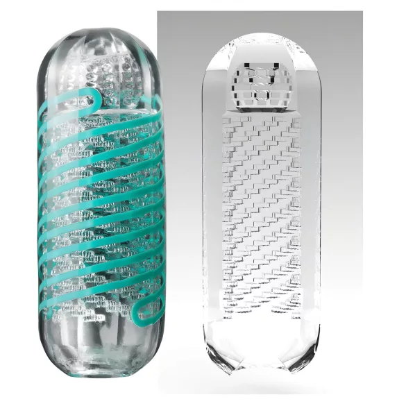 TENGA Spinner Pixel - masturbator (prozoren)