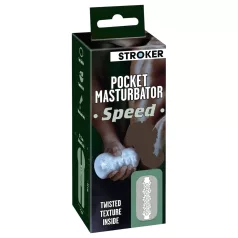 STROKER Speed - masturbator umetna zadnjica - prozoren