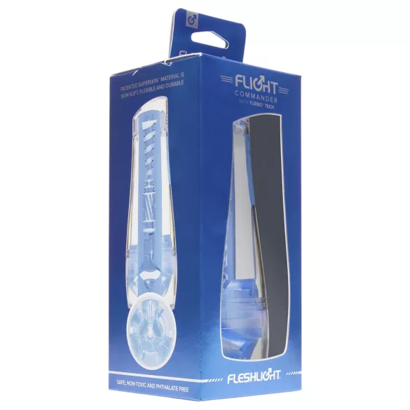 Fleshlight Flight Commander - masturbator s sesanjem - modra
