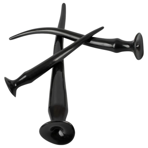 You2Toys - analni čep set - ekstra dolg - 3 deli - črna