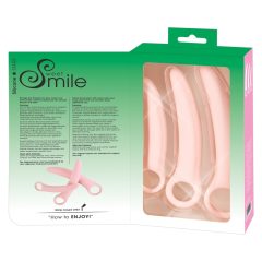   SMILE - Vaginalni trenažerji - komplet vibratorjev - roza (3 kosi)
