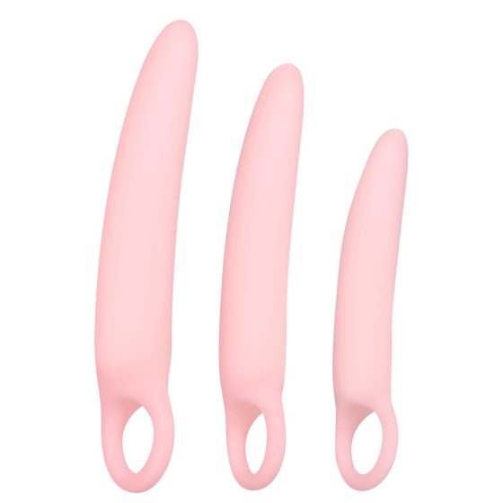 SMILE - Vaginalni trenažerji - komplet vibratorjev - roza (3 kosi)