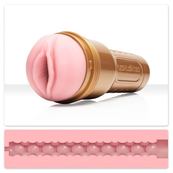 Fleshlight GO Stamina Training Unit Lady - masturbator vagina kompaktna roza