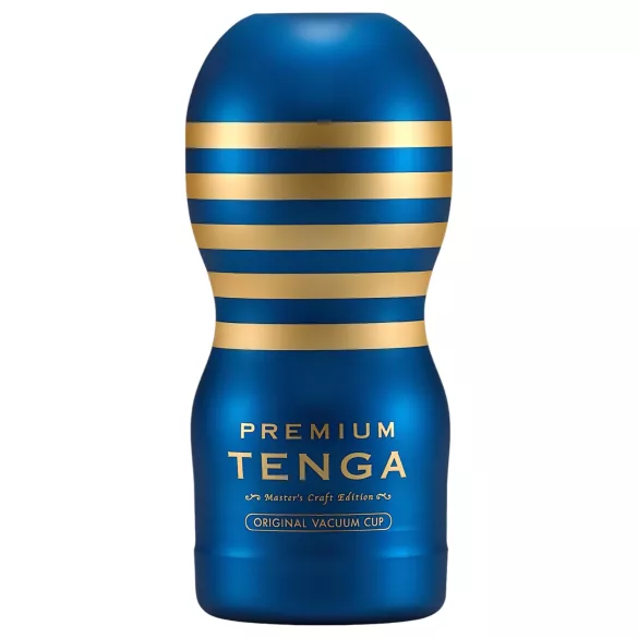 TENGA Premium Original - masturbator za enkratno uporabo - modra