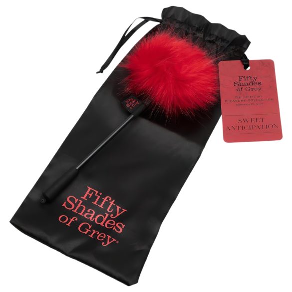 Fifty Shades of Grey - peresnica za draženje - črna-rdeča