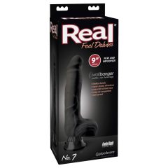Real Feel Deluxe No.7 - vibrator za moda (črn)