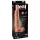 Real Feel Deluxe No.12 - realistični vibrator s testisi - naravna barva