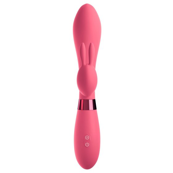 OMG Selfie - Vodoodporen vibrator za točko G s konico (roza)