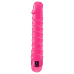 Classix Candy Twirl - spolni spiralni dildo (roza)