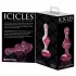 Icicles No. 75 - analni čep - steklo srček - roza