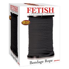 Fetiš vrv za vezanje - 60 m (črna)