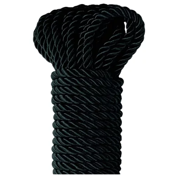 Fetish Silky Rope - shibari bondage vrv (10 m, črna)