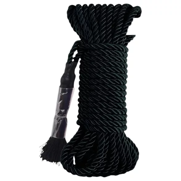 Fetish Silky Rope - shibari bondage vrv (10 m, črna)