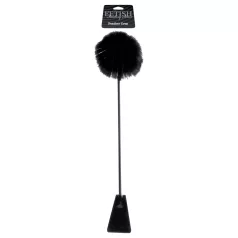 Fetish Fantasy - bič za rahlo udarjanje in božanje - črna