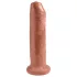 King Cock - realistični dildo - 18 cm - temna koža