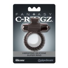   Pipedream Fantasy C-Ringz - vibracijski obroč za penis - črn