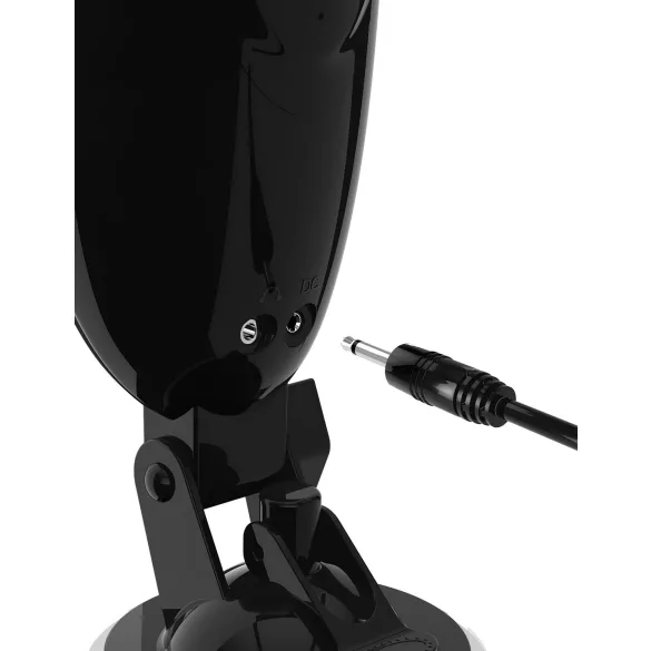 PDX Elite - masturbator umetna vagina z vibracijami - črna