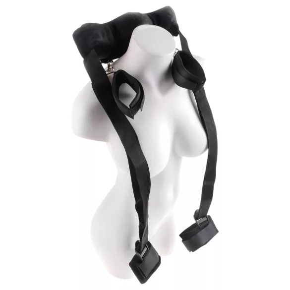 Fetish Position Master - BDSM vezalni komplet - črna