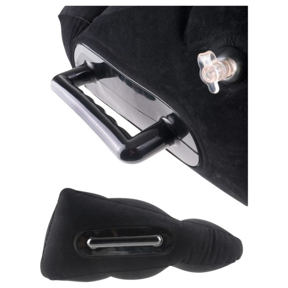 Fetish Fantasy - napihljiva seks blazina z ročajem (črna)