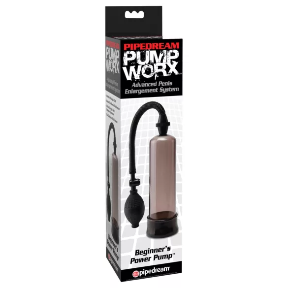 Pump Worx - penisna črpalka - začetniška - črna