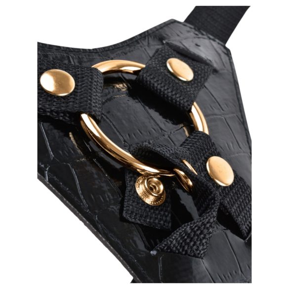 Fetish Fantasy - nastavljiv pas za pripenjanje strap-on - črna