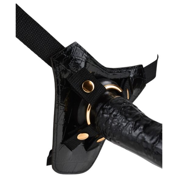 Fetish Fantasy - nastavljiv pas za pripenjanje strap-on - črna