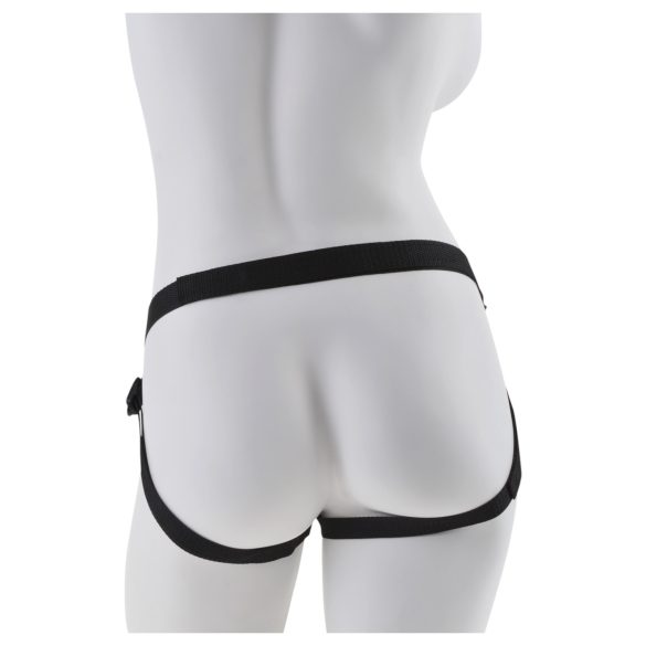 Fetish Fantasy - nastavljiv pas za pripenjanje strap-on - črna