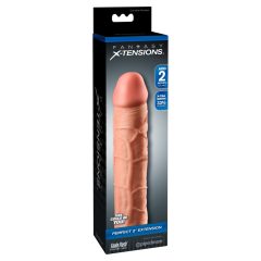  X-TENSION Perfect 2 - realistična nožnica za penis (20,3 cm) - naravna