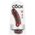 King Cock 8 dildo (20 cm) - rjava
