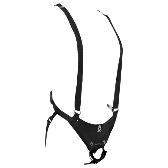 King Cock - strap-on dildo - votlo, nastavljivo, 25 cm