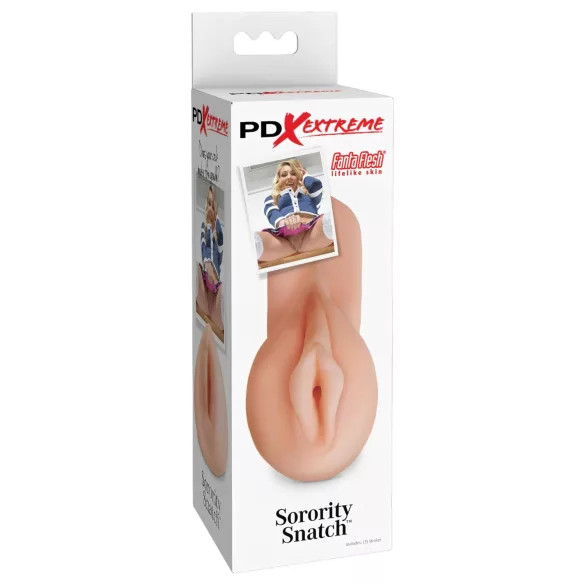 PDX Sorority Snatch - realistični umetni vagina masturbator (naravna barva)