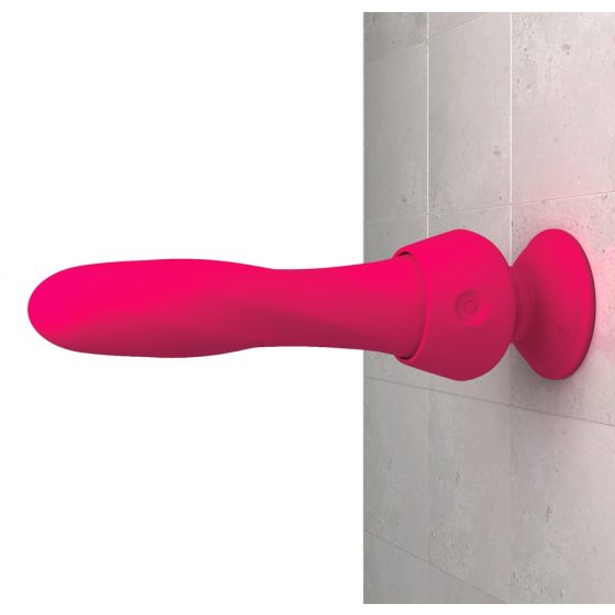 3Some wall banger deluxe - vibrator za drog z radijskim upravljanjem, ki ga je mogoče ponovno napolniti (roza)