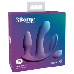   3Some popolna ekstaza - akumulatorski, radijski trojni vibrator (vijoličen)