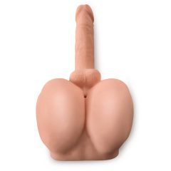   PDX Dirty Talk - realistični stokajoči penis dildo torzo masturbator (naravni)