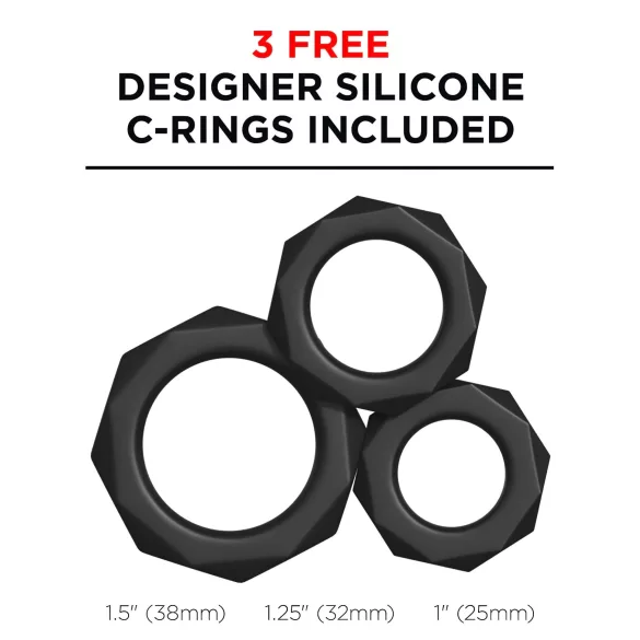 PDX Moto Blower - masturbator za moške - sesalni in vibracijski - črn