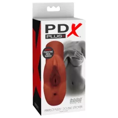 PDX - moški masturbator 2v1 - realističen občutek - rjava