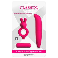 Classix - vodoodporni komplet vibratorjev - 3 deli (roza)