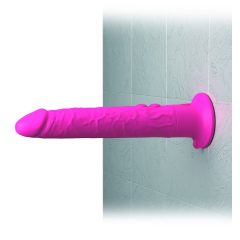   Classix - vodoodporni vibrator za penis z lepljivo blazinico (roza)