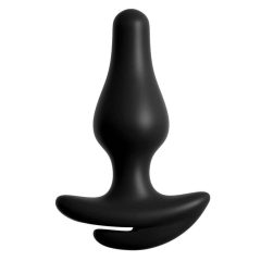HOOKUP Plug - čipkasto dno z analnim dildom (črno)