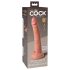 King Cock Elite - realistični dildo z oprijemom - 18 cm - naravna barva