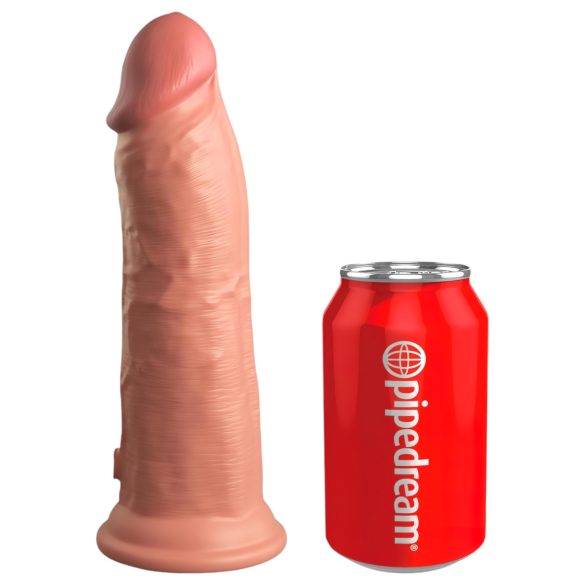 King Cock Elite 8 - realistični dildo s priseskom - 20 cm - natur