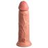 King Cock Elite 8 - realistični dildo s priseskom - 20 cm - natur