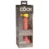King Cock Elite 6 - vibrator s priseskom (15 cm) - naraven